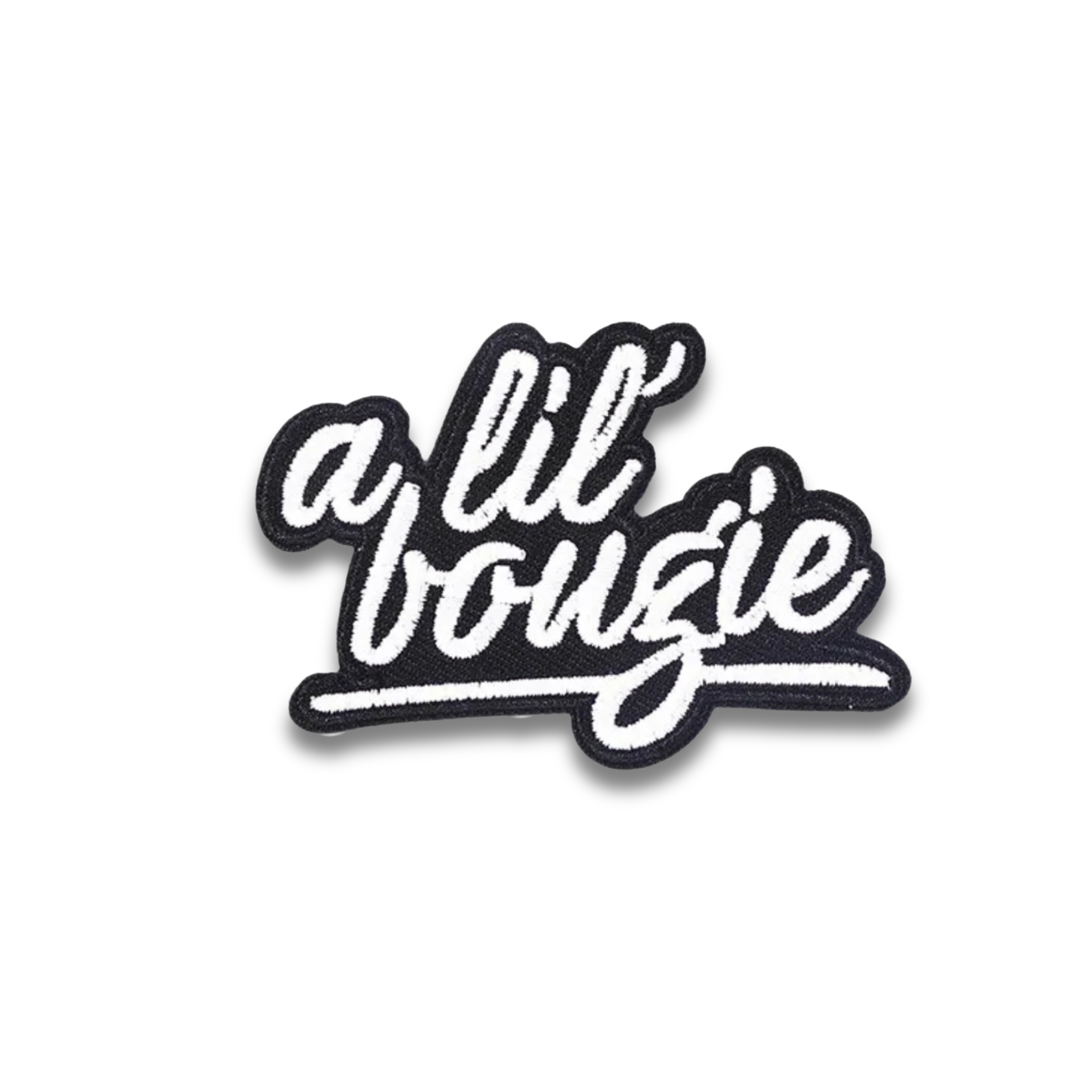 A Lil' Bougie Embroidered Patch - Iron-On Applique