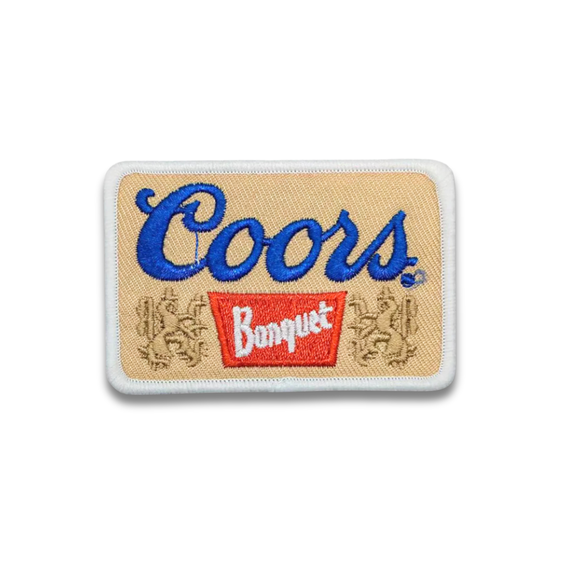 Coors Brown Embroidered Patch - Iron-On Applique